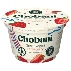 Chobani Yogurt, Greek, Strawberry on the Bottom