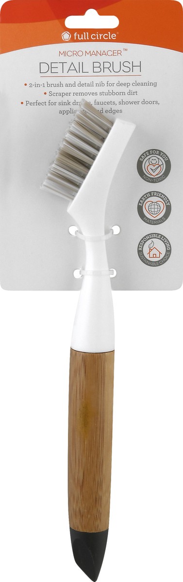 slide 1 of 1, Full Circle Micro Manager Detail Brush 1 ea, 1 ct