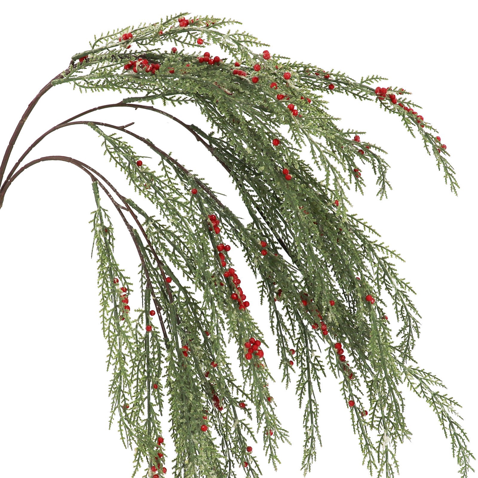 slide 2 of 2, 32" Hanging Cypress & Red Berry Deluxe Bush By Ashland, 16 in x 16 in x 32 in