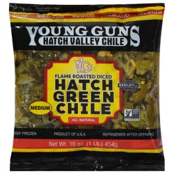 Young Guns Hatch Valley Chile Flame Roasted Diced Hatch Green Chile