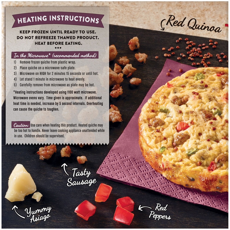 Kellogg's Special K Crustless Quiche, An Excellent Source of Protein