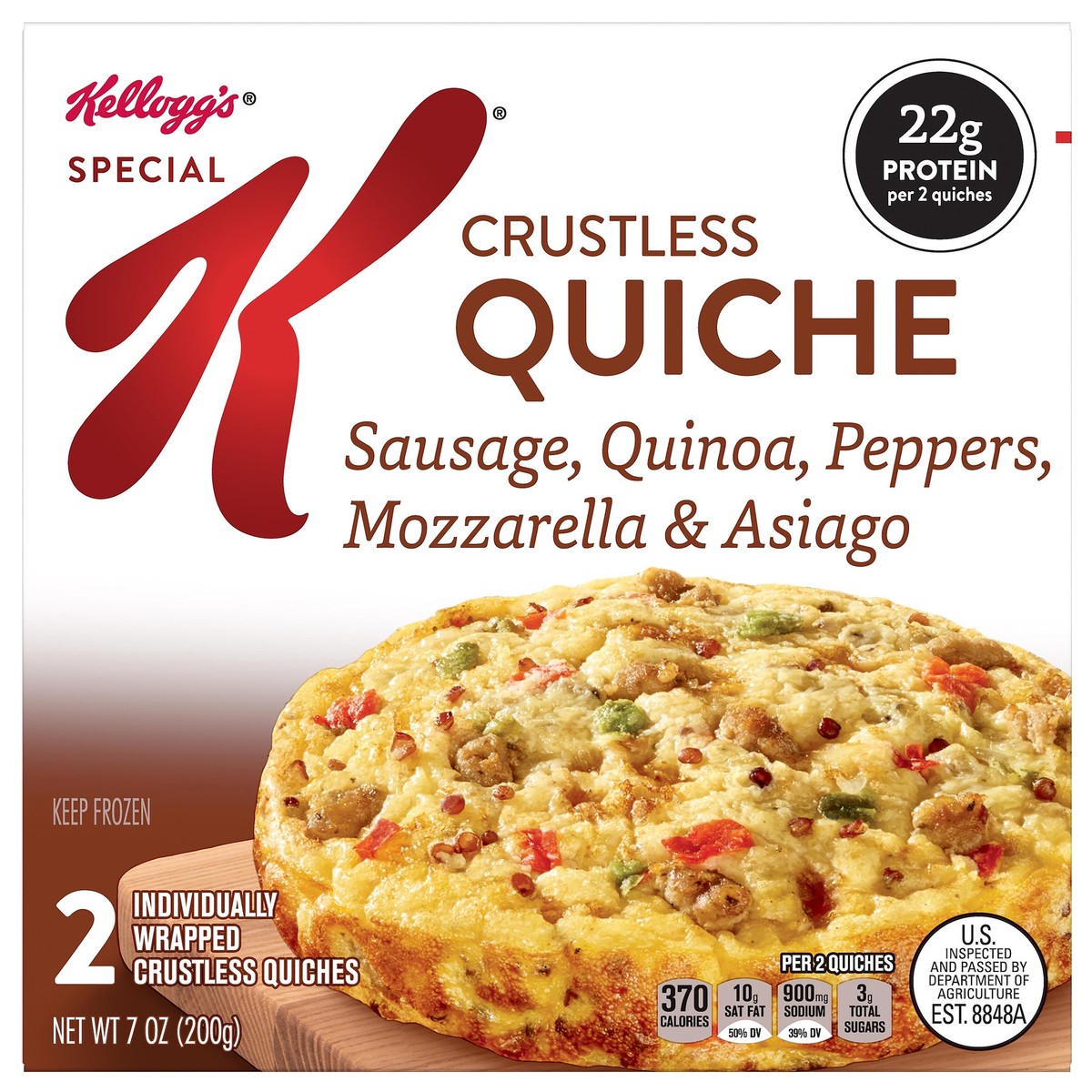 slide 10 of 10, Special K Crustless Quiche 2 ea, 7 oz