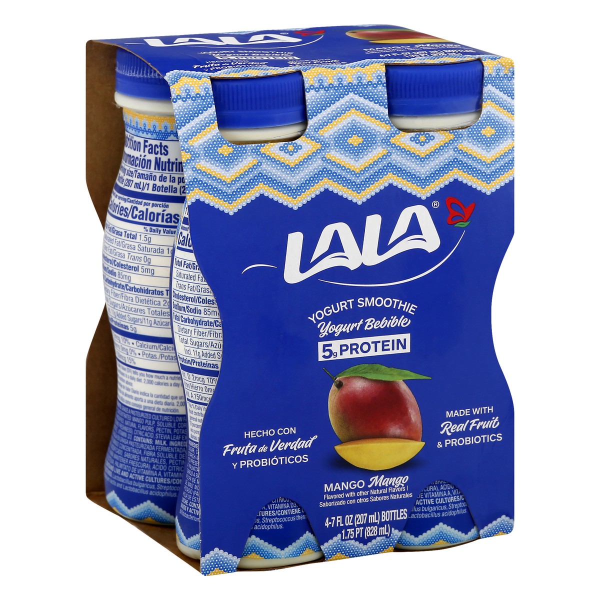 slide 8 of 9, LALA Mango Yogurt Smoothie 4 pack, 4 ct