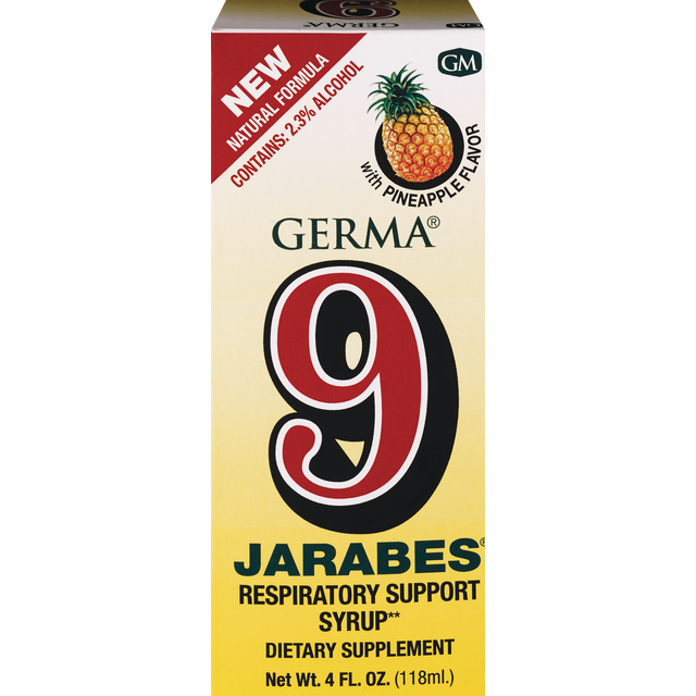 slide 1 of 1, Germa 9 Syrup Dietary Supplement, 4 fl oz