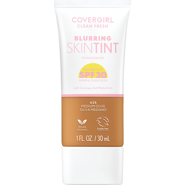 slide 1 of 1, COVER GIRL Covergirl Clean Fresh Blurring Skin Tint, Spf 30, Medium Olive, 1 ct