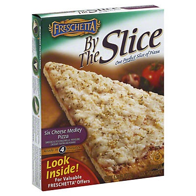 slide 1 of 1, Freschetta By the Slice 6 Cheese, 5.56 oz