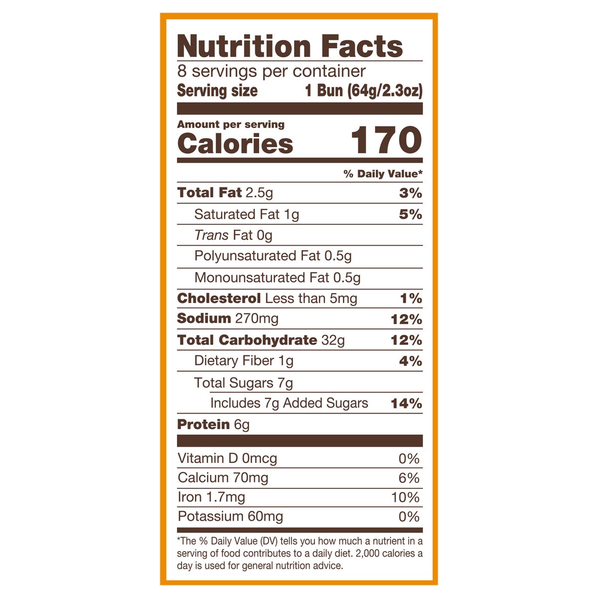 slide 8 of 14, Nature's Own Perfectly Crafted Brioche Style Hamburger Buns, Non-GMO Sandwich Buns, 8 Count, 8 ct; 18 oz