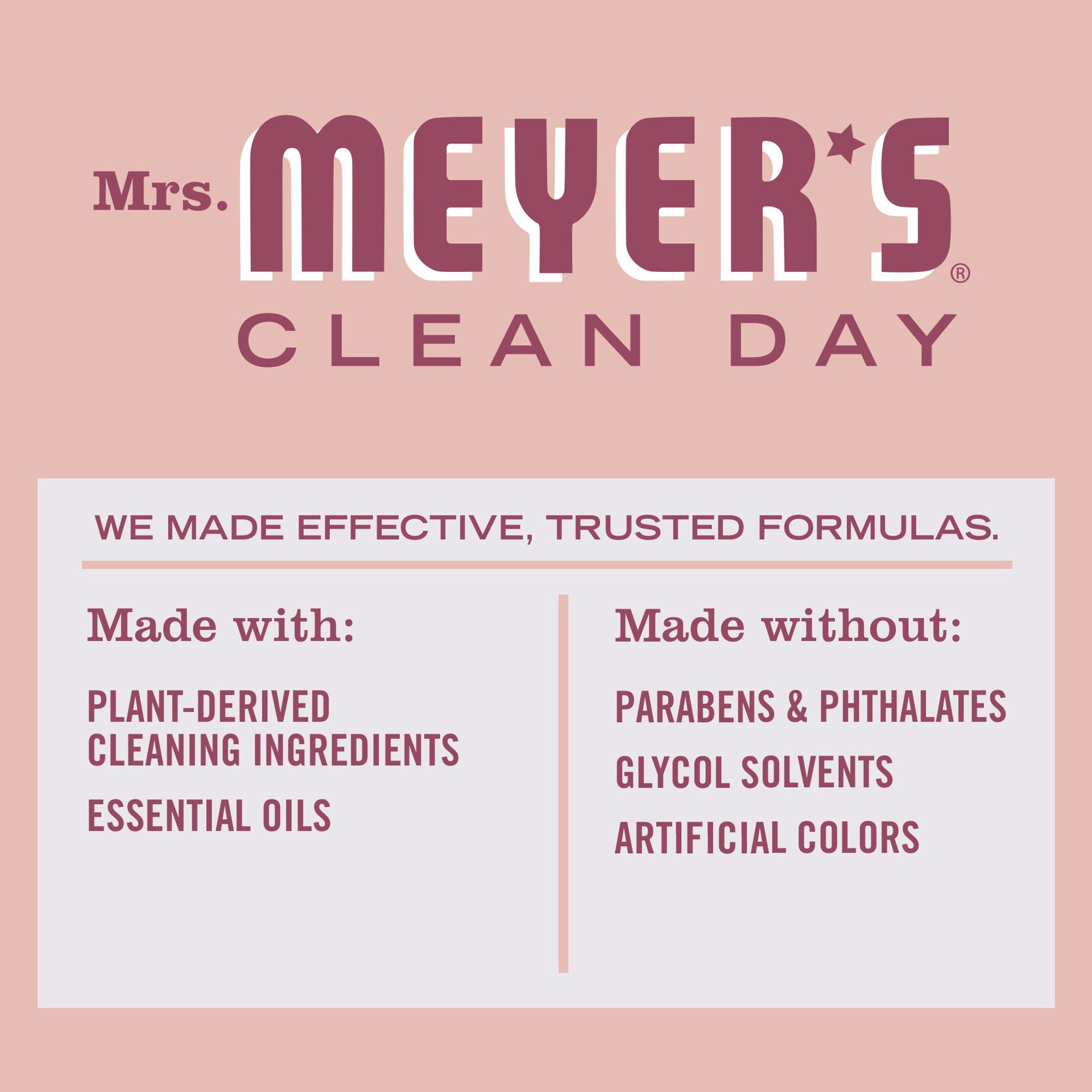 slide 6 of 8, Mrs. Meyer's Mrs. Meyer''s Clean Day Multi-Surface Everyday Cleaner, Rose Scent, 16 Ounce Bottle, 16 fl oz