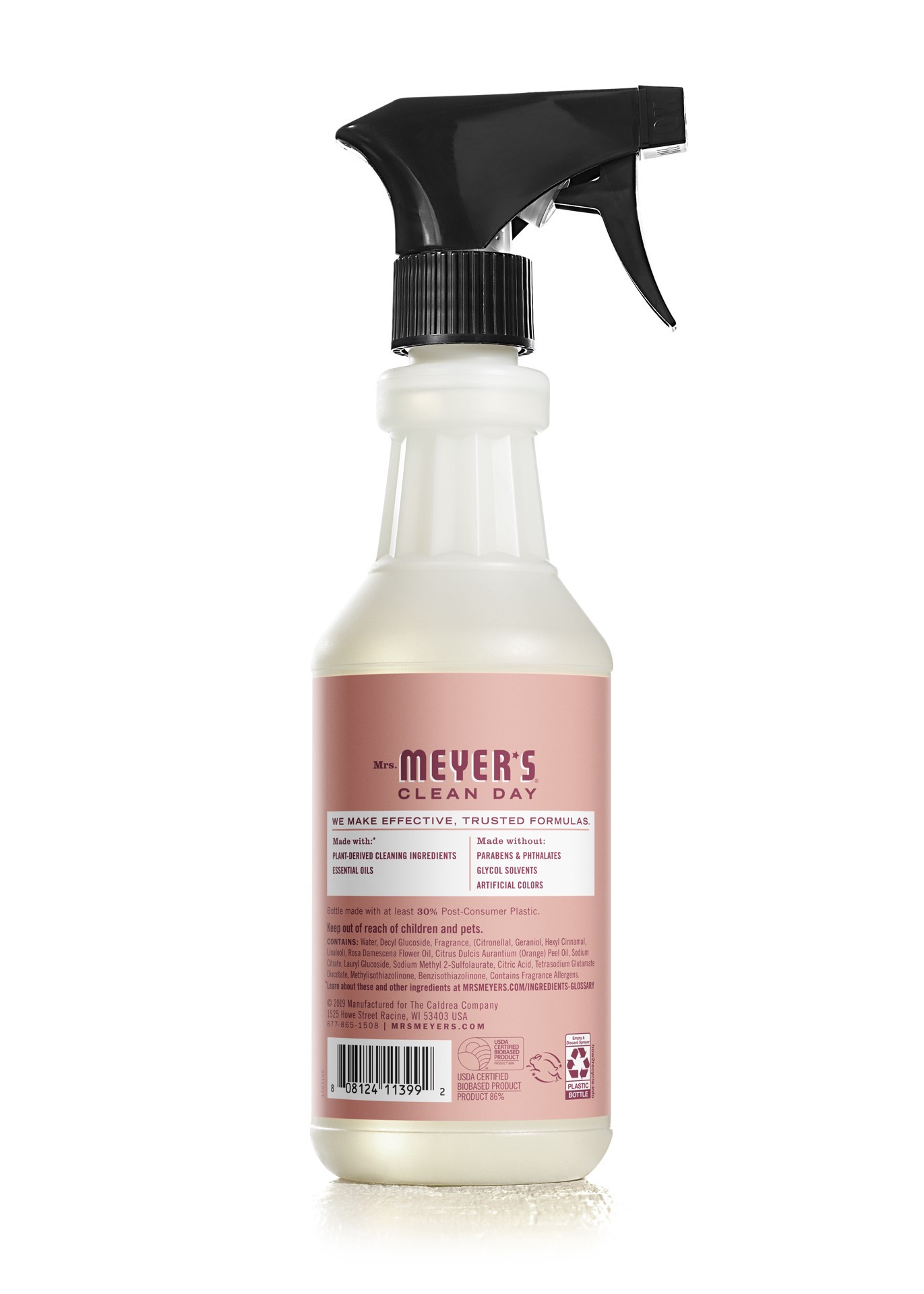 slide 3 of 8, Mrs. Meyer's Mrs. Meyer''s Clean Day Multi-Surface Everyday Cleaner, Rose Scent, 16 Ounce Bottle, 16 fl oz