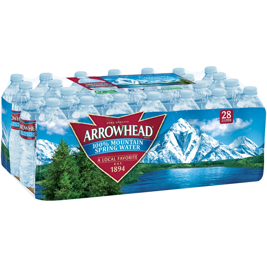 slide 1 of 1, Arrowhead Water, 28 ct