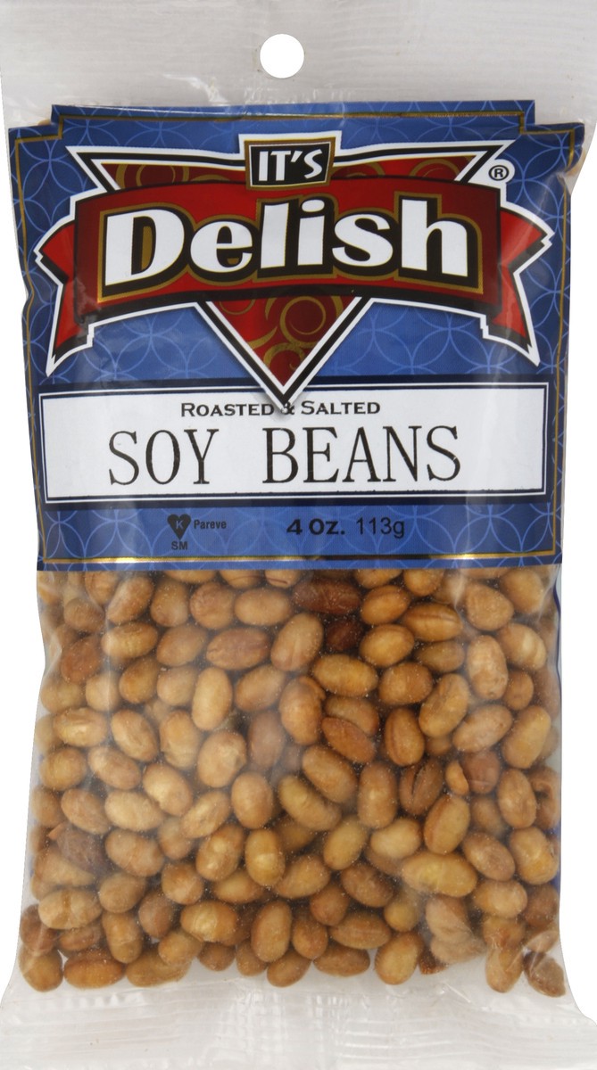 slide 3 of 5, It's Delish Its Delish Specialty Food Roasted Salted Soy Beans, 4 oz