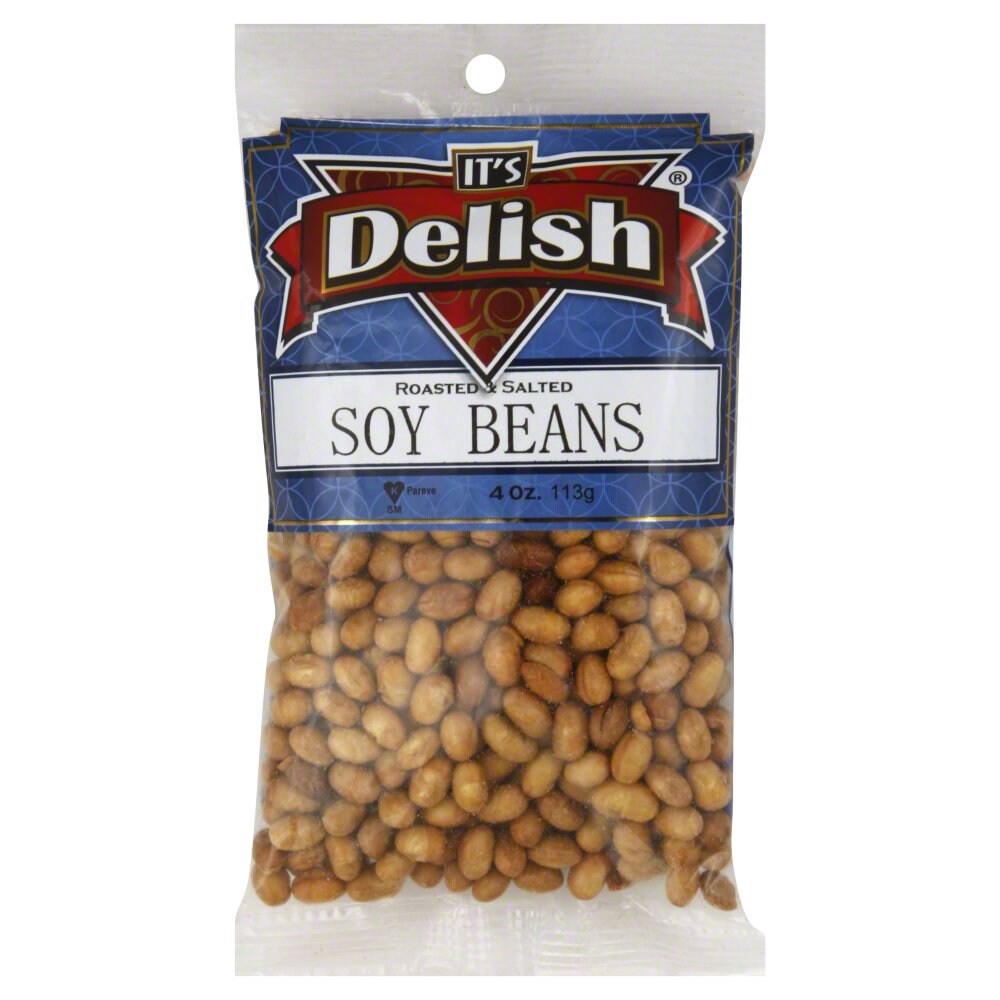 slide 1 of 5, It's Delish Its Delish Specialty Food Roasted Salted Soy Beans, 4 oz