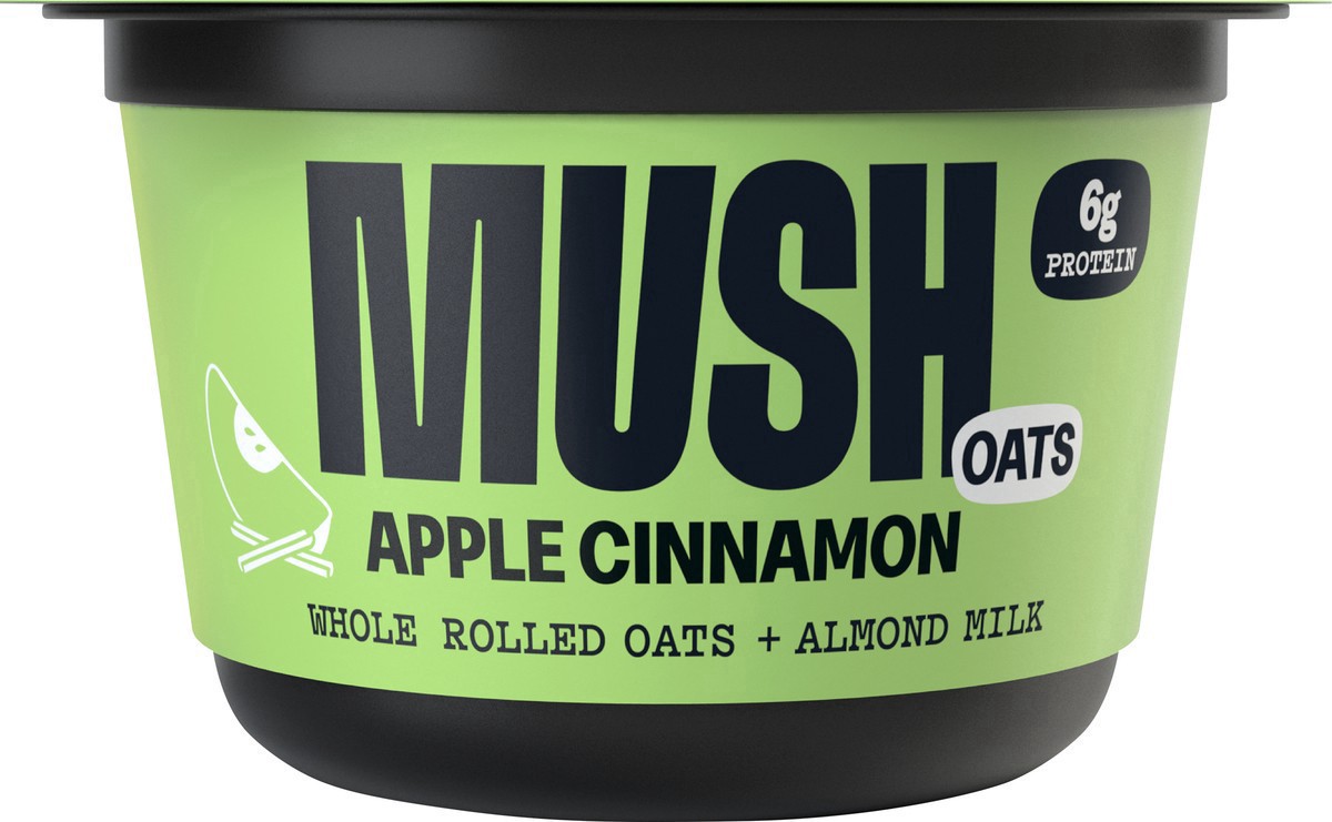 slide 2 of 5, MUSH Apple Cinnamon Overnight Oats, 5 oz