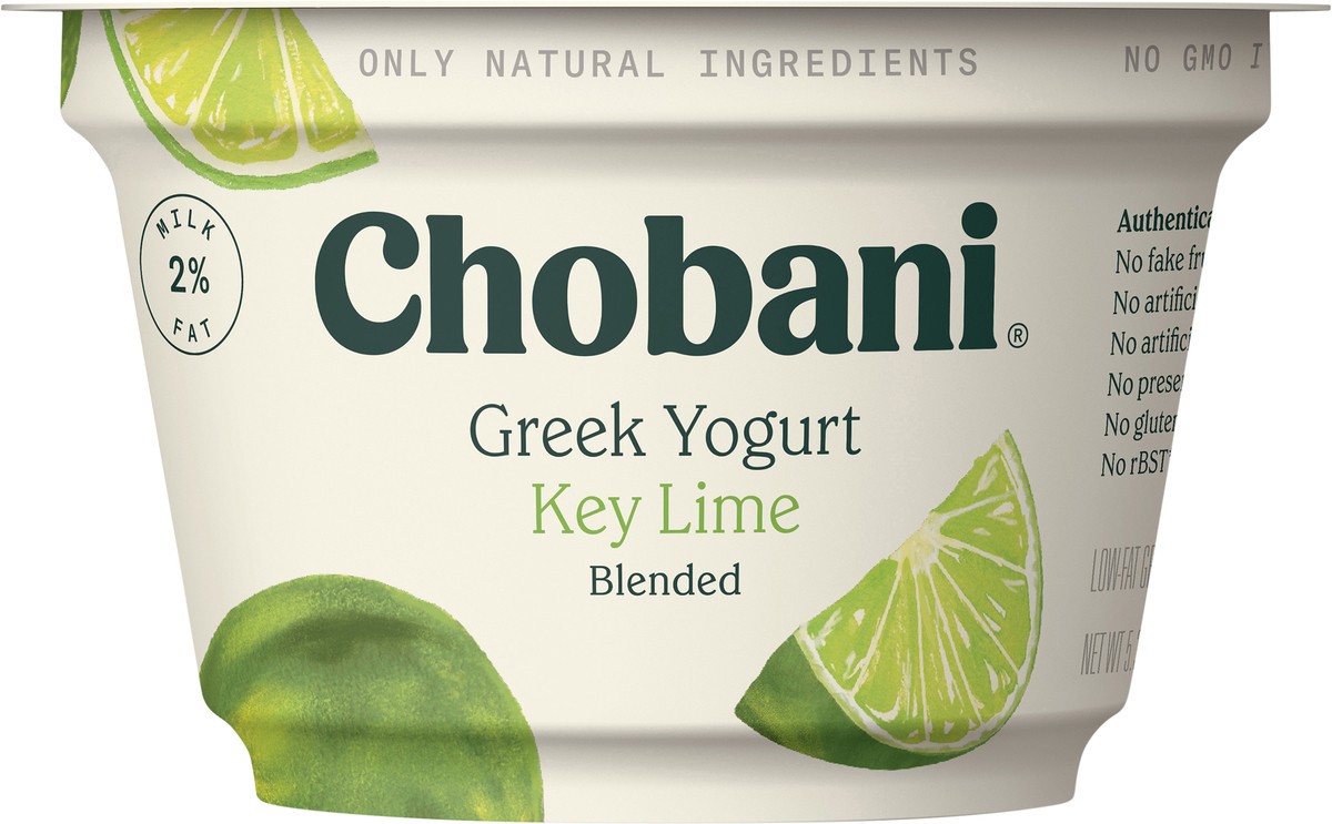 slide 5 of 7, Chobani Key Lime Blended Low Fat Greek Yogurt - 5.3oz, 5.3 oz