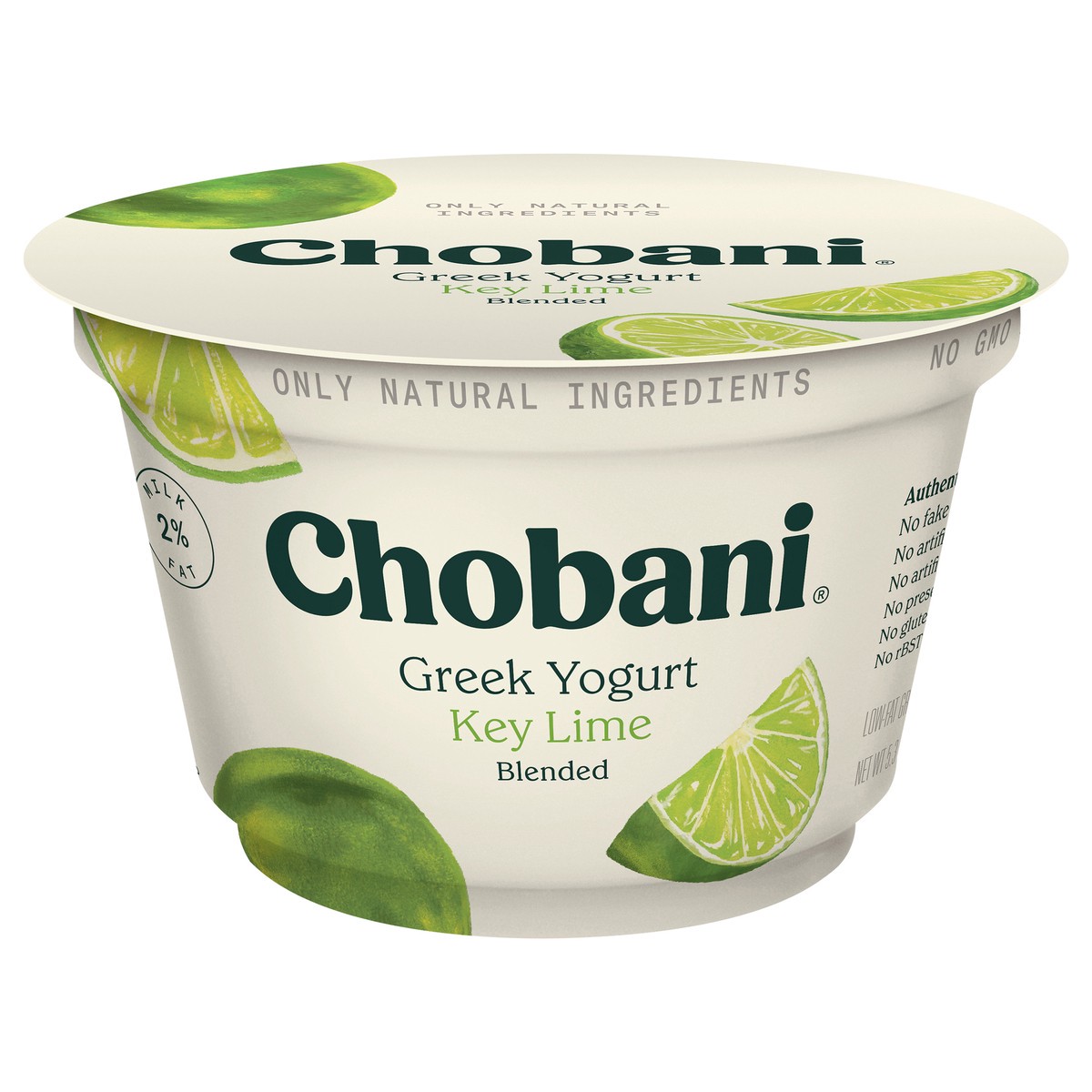 slide 1 of 7, Chobani Low-Fat Key Lime Blended Greek Yogurt 5.3oz, 5.3 oz