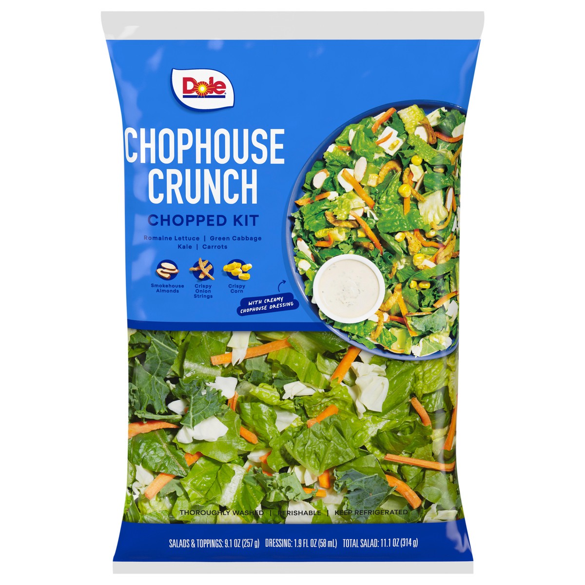slide 1 of 2, Dole Chophouse Crunch Chopped Kit 11.1 oz, 11.1 oz