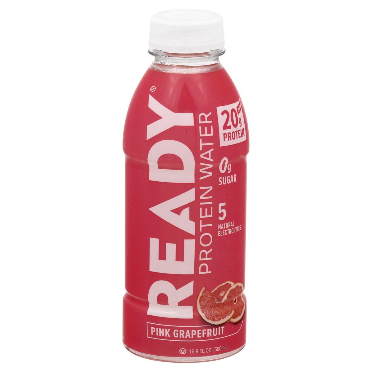 slide 5 of 13, Ready Pink Grapefruit Protein Water 16.9 oz, 16.9 fl oz