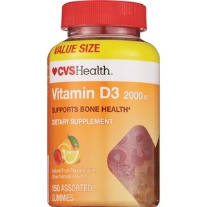 slide 1 of 1, CVS Health Vitamin D3 2000iu Assorted Gummies, 150 ct