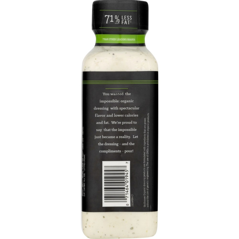 slide 3 of 5, Bolthouse Farms Organic Avocado Ranch Yogurt Dressing, 12 fl oz