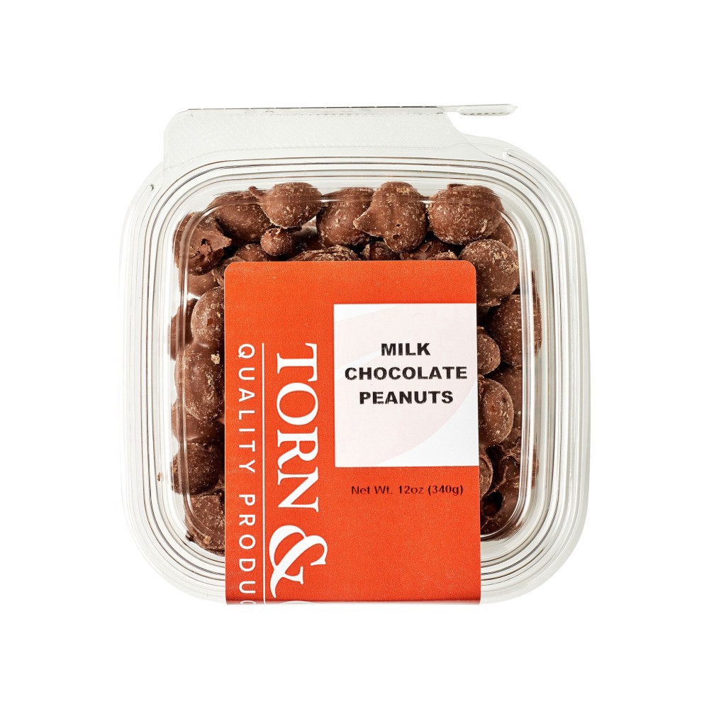 slide 1 of 3, Torn & Glasser Torn Glasser Milk Chocolate Peanuts, 12 oz