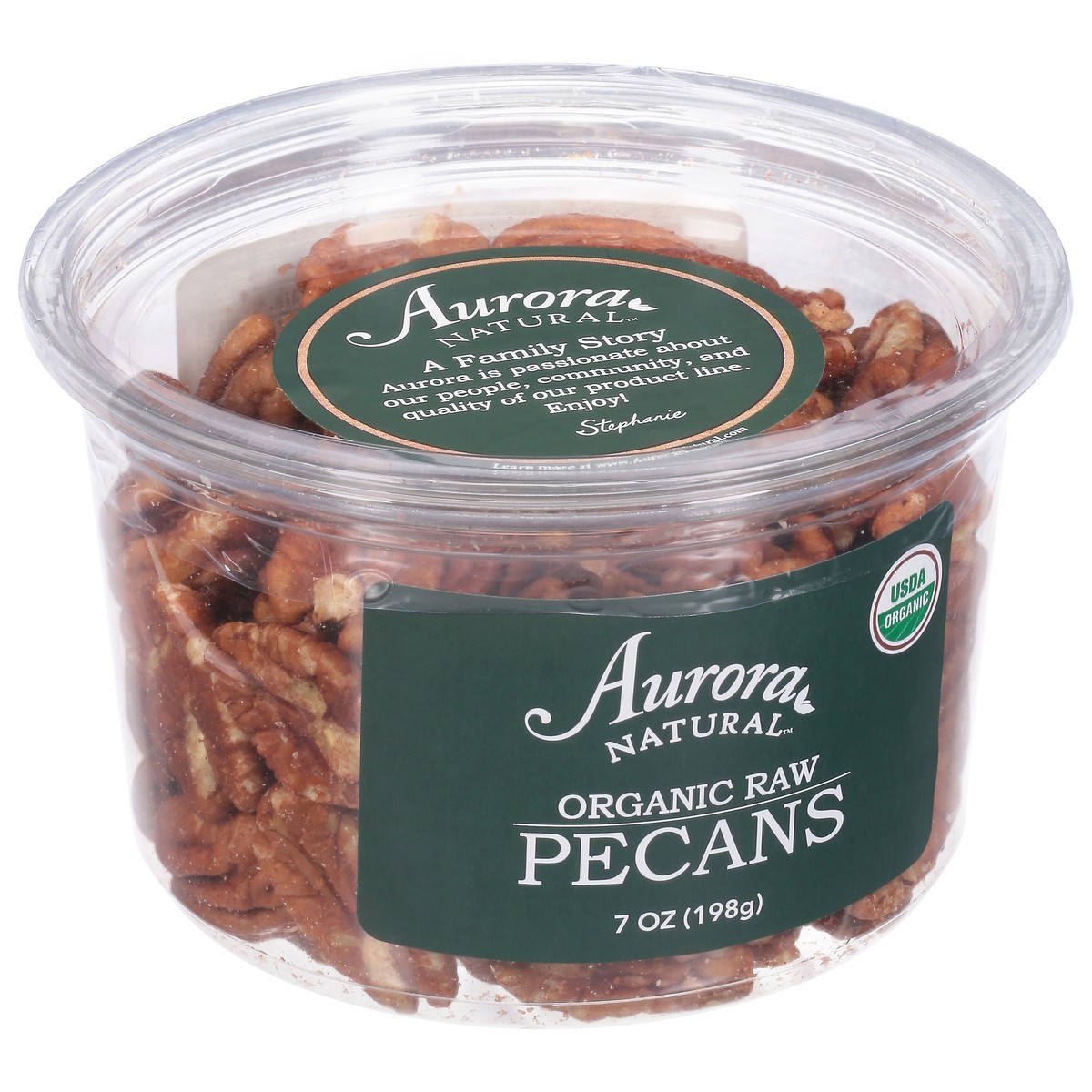 slide 2 of 4, Aurora Natural Organic Raw Pecans, 7 00