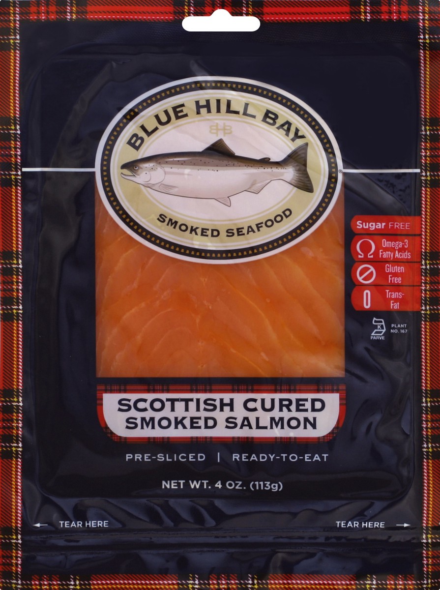 slide 3 of 3, Blue Hill Bay Salmon Smoked Scottish - 4 Oz, 4 oz