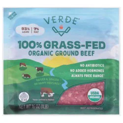 Verde Organic Ground Beef 16 oz