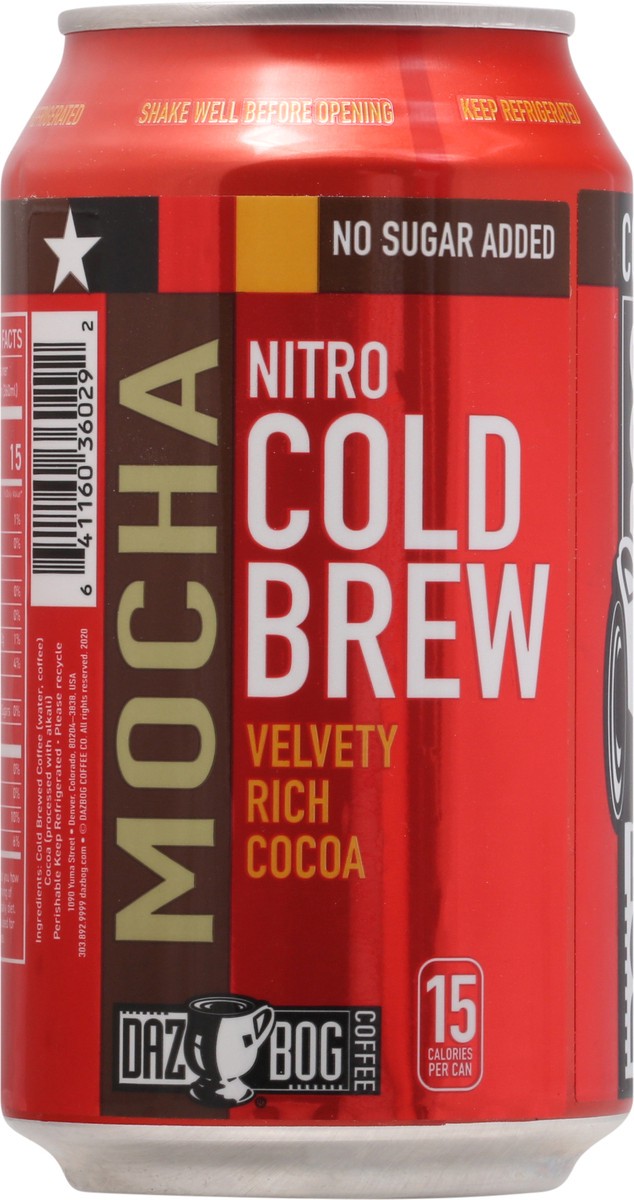 slide 2 of 9, DazBog Coffee Nitro Cold Brew Mocha Coffee 1 ea, 1 ct