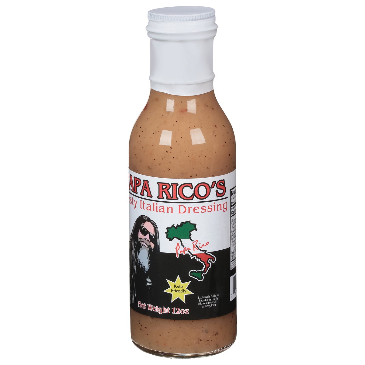 slide 12 of 14, Papa Rico's Zesty Italian Dressing 12 oz, 12 oz