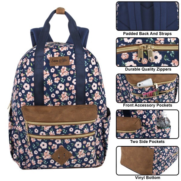 slide 2 of 6, Trailmaker Travel Backpack, Floral, 1 ct