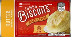 SE Grocers Biscuits Jumbo Flaky Layers Butter - 8 CT