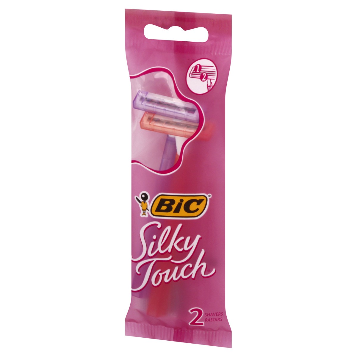 slide 9 of 11, BIC Silky Touch Shaver 2 ea, 2 ct