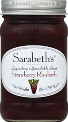 Sarabeth's Spreadable Fruit Strawberry Rhubarb 18 oz