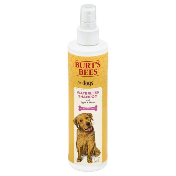 slide 1 of 1, Burt's Bees For Dogs Waterless Shampoo with Apple & Honey, 10 oz