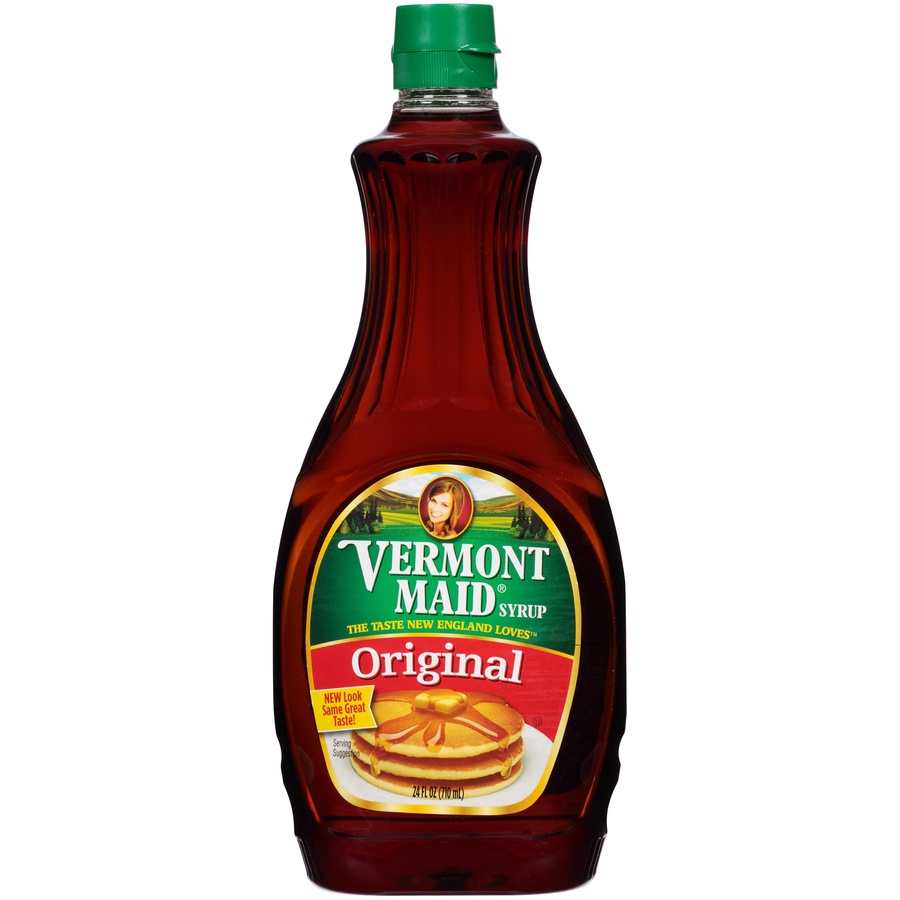 slide 1 of 8, Vermont Maid Syrup, 24 oz