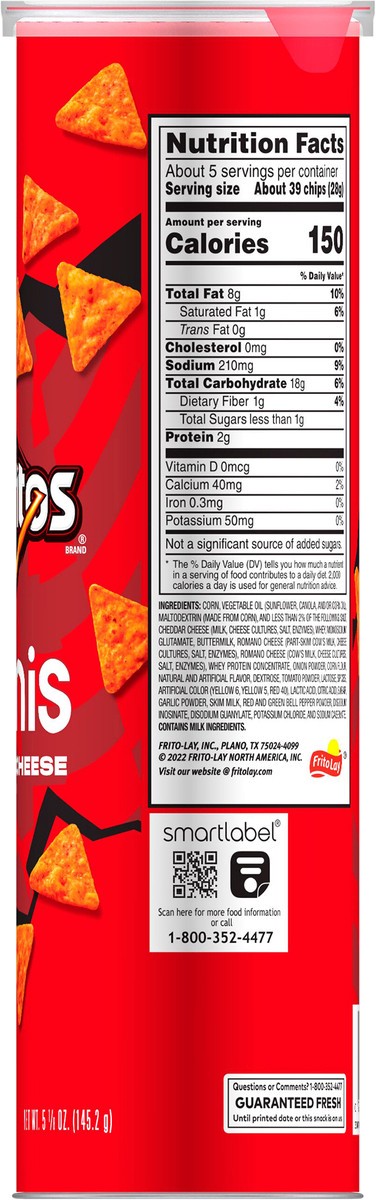 slide 11 of 13, Doritos Tortilla Chips, 5.12 oz