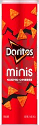 Doritos Tortilla Chips, Nacho Cheese Flavored, Minis