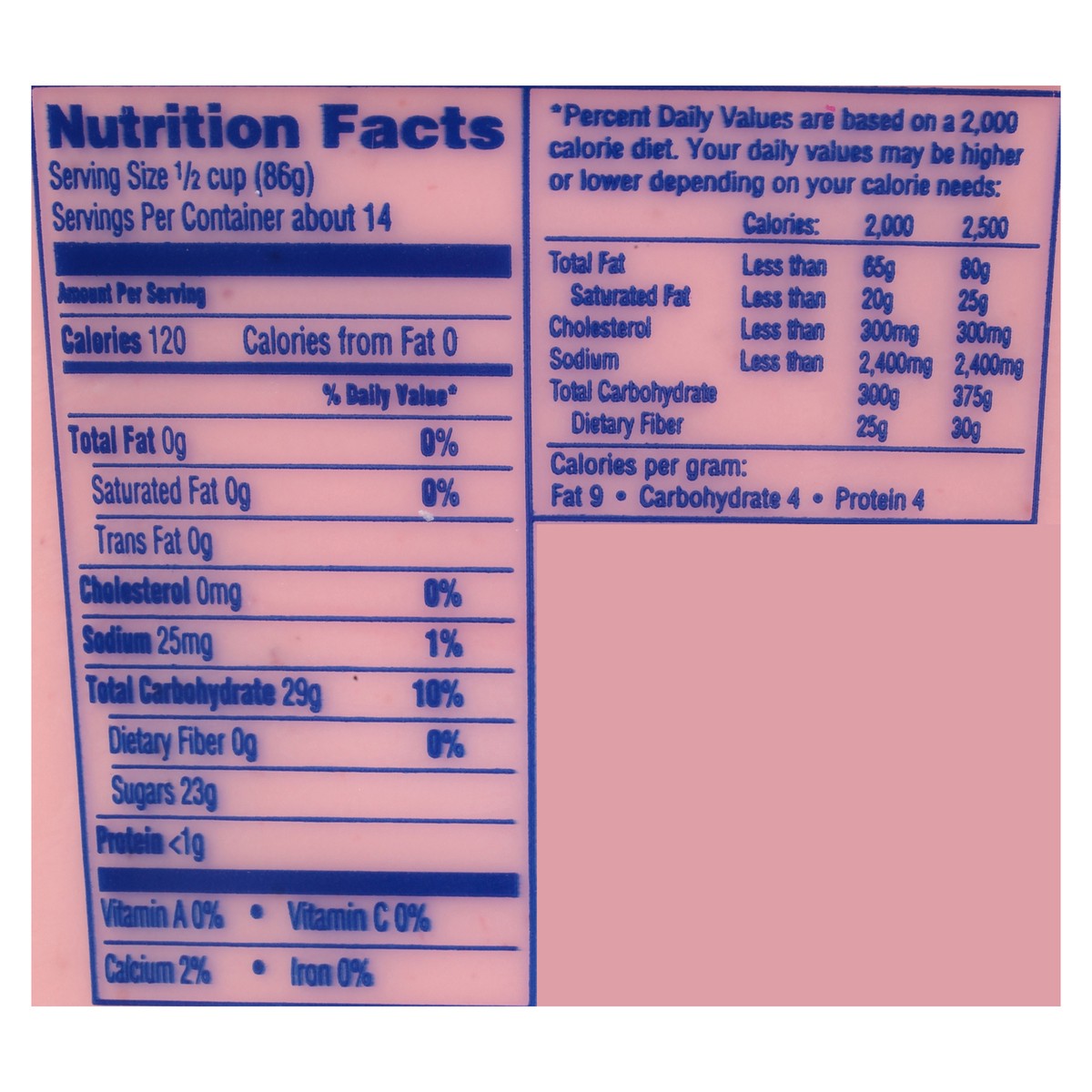 slide 5 of 11, Kemps Fat Free Wild Strawberry Sherbet, 1.69 qt