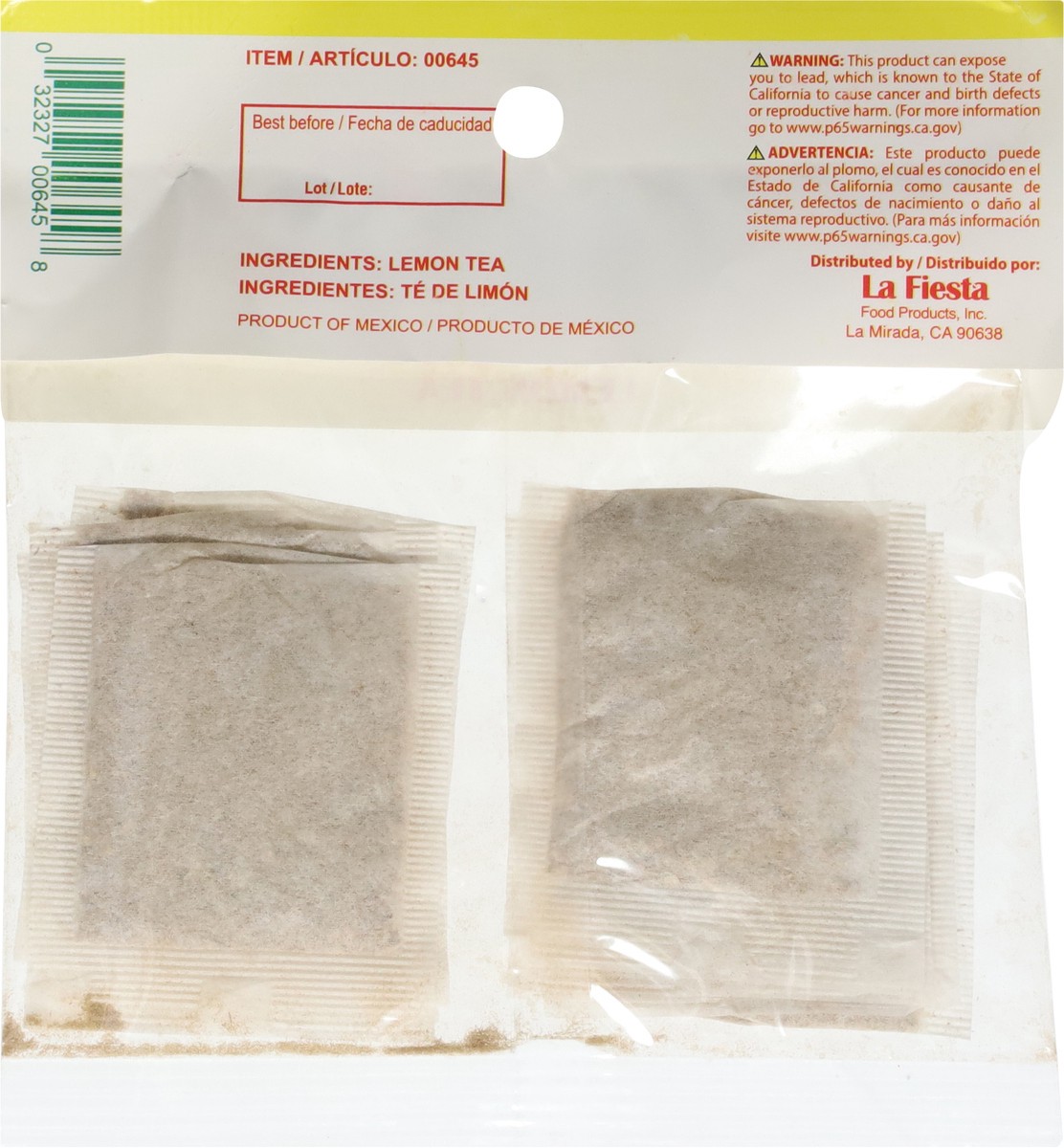 slide 11 of 12, La Fiesta Lemon Tea - 0.25 oz, 0.25 oz