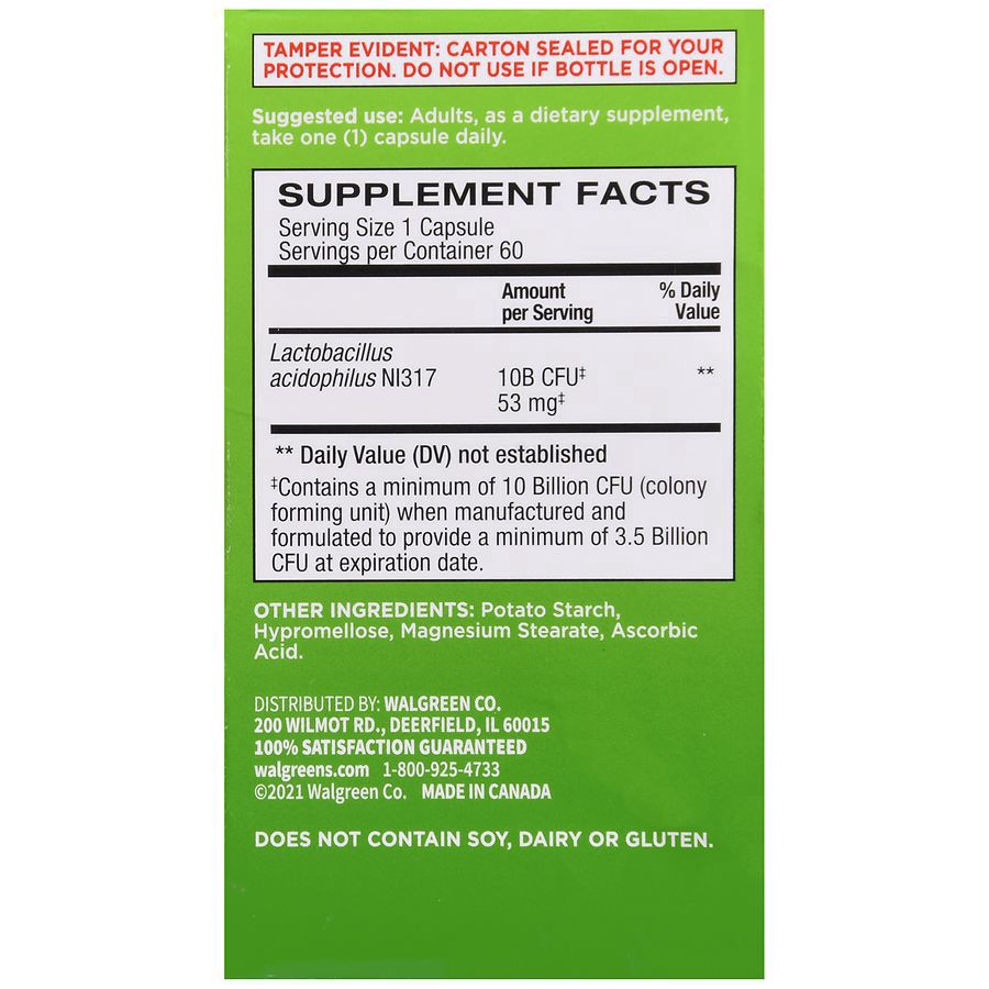 slide 3 of 5, Walgreens Probiotic, 60 ct