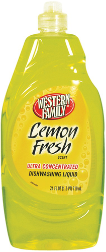 slide 1 of 1, Western Family Ultra Lemon Dish, 24 oz