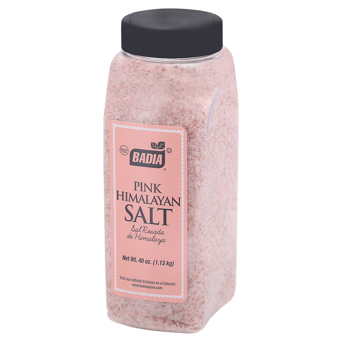 slide 3 of 9, Badia Sal Rosada De Himalaya (Pink Himalayan Salt) Jar, 40 oz