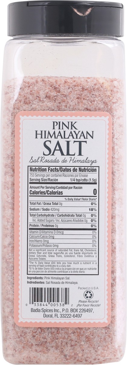 slide 5 of 9, Badia Sal Rosada De Himalaya (Pink Himalayan Salt) Jar, 40 oz