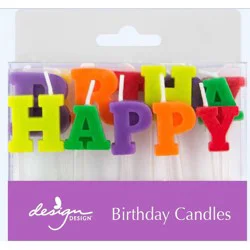 Design Design Birthday Letter Candles