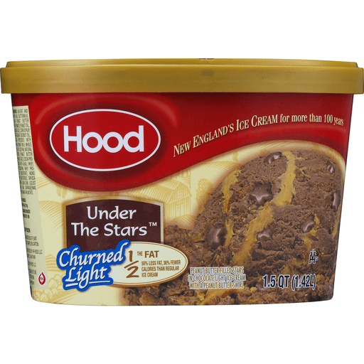 slide 4 of 8, Hood Churned Light Ice Cream Under The Stars, 1.5 qt