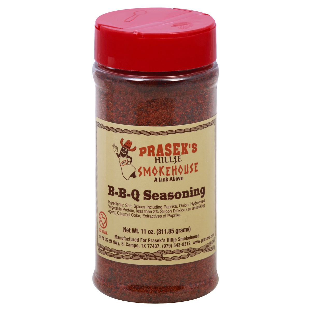 slide 6 of 8, Praseks Hillje Smokehouse B-B-Q Seasoning 11 oz, 11 oz