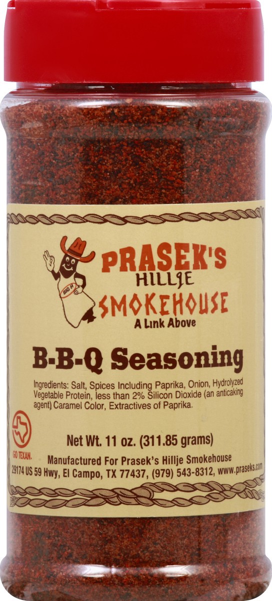 slide 1 of 8, Praseks Hillje Smokehouse B-B-Q Seasoning 11 oz, 11 oz