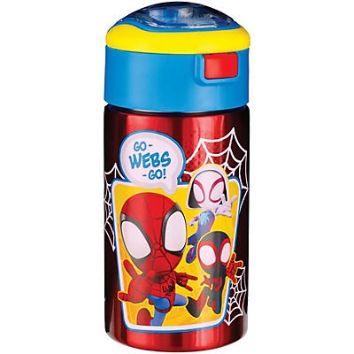 slide 1 of 1, Zak Designs Spider-Man Genesis Vacuum Insulated Stainless Steel Water Bottle, 12 oz