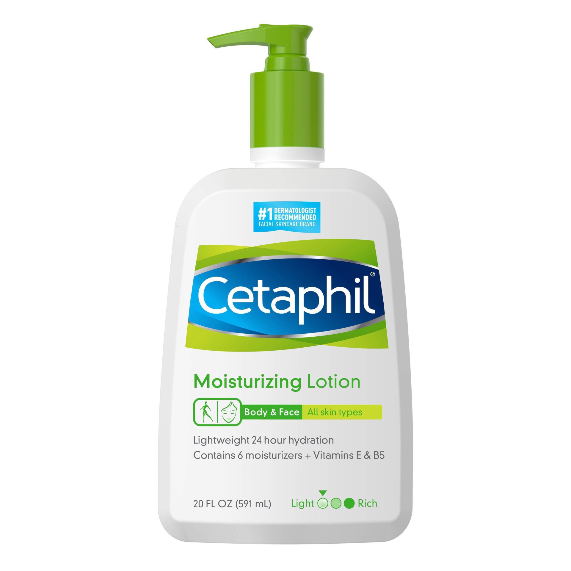 slide 1 of 4, Cetaphil Moisturizing Body and Face Lotion - 20 fl oz, 20 oz