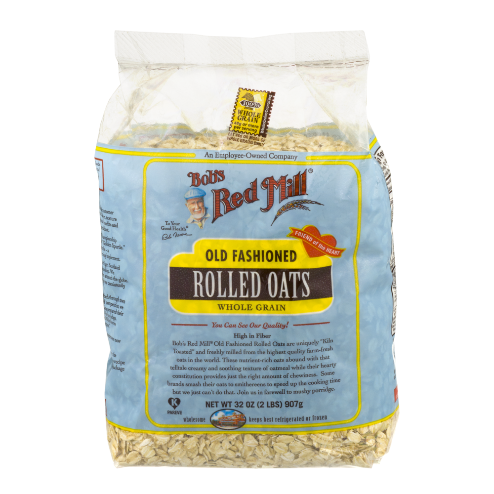 slide 1 of 1, Bob's Red Mill Rolled Oats, Old Fashioned, 32 oz